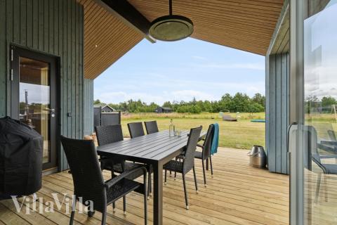 Luksushus nr. 636 har en dejlig terrasse med gode havemøbler til 8 personer.