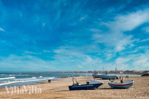 Stranden nær luksushus nr. 637.