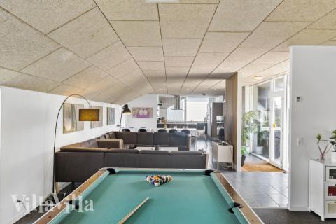 Luksushus 637 til 24 personer byder på et stort aktivitetsrum med bl.a. billard og dart