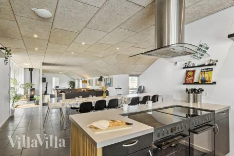 Køkkenet i luksushus nr. 637 er godt indrettet.