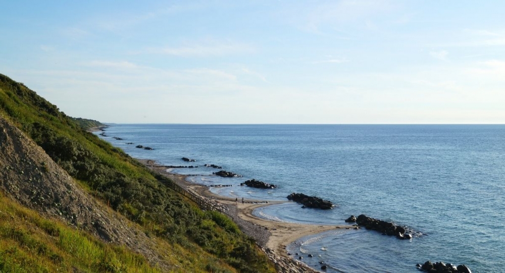 Stranden nær luksushus nr. 641.