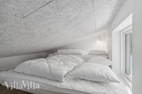 Nogle af de 20 sovepladser findes på hemsen i luksushus nr. 641