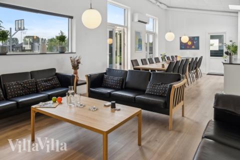 Sofahjørnet i luksushus 642 i Lolland/Falster/Møn.