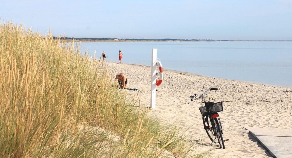 Stranden nær luksushus nr. 652.
