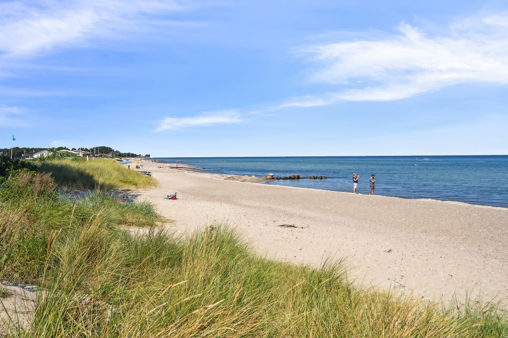 Stranden nær luksushus nr. 655.