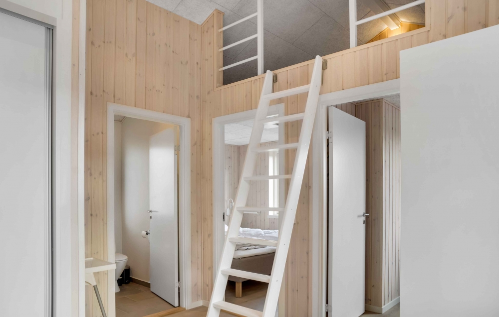 Nogle af de 14 sovepladser findes på hemsen i luksushus nr. 661