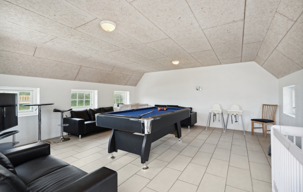 Ud over de mange timer, man kan bruge i husets pool-afdeling, så byder luksushus 678 også på billard/bordtennis og dart