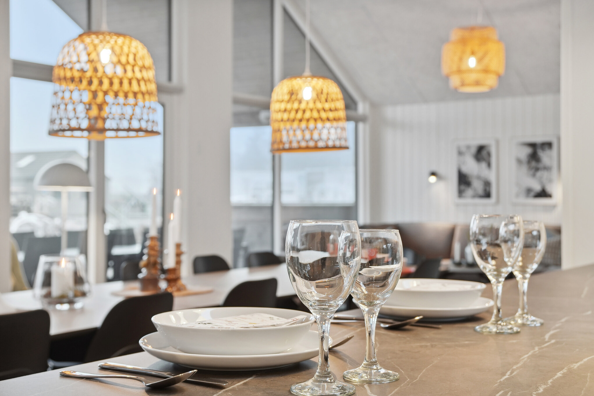 Opholdsrum med plads til 16 i luksushus nr. 630.
