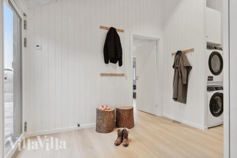 I entreen i luksushus 630 er der god plads