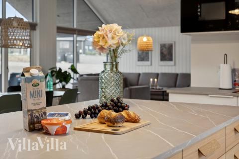 Køkkenet i luksushus nr. 662 er godt indrettet.