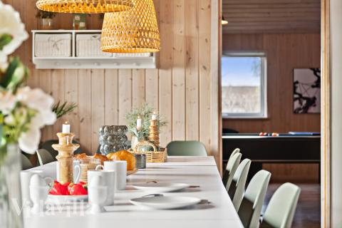 Luksushus nr. 220 har et dejligt opholdsrum.