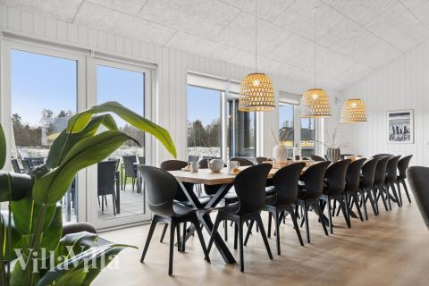 Opholdsrum med plads til 20 i luksushus nr. 652.