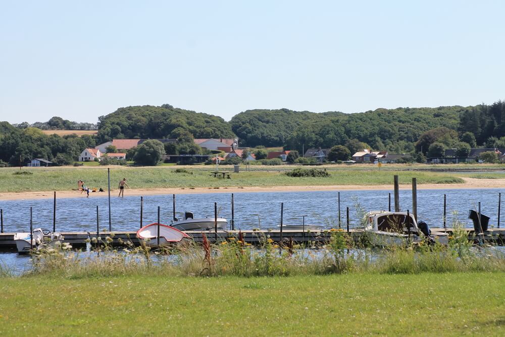 Stranden nær luksushus nr. 684.