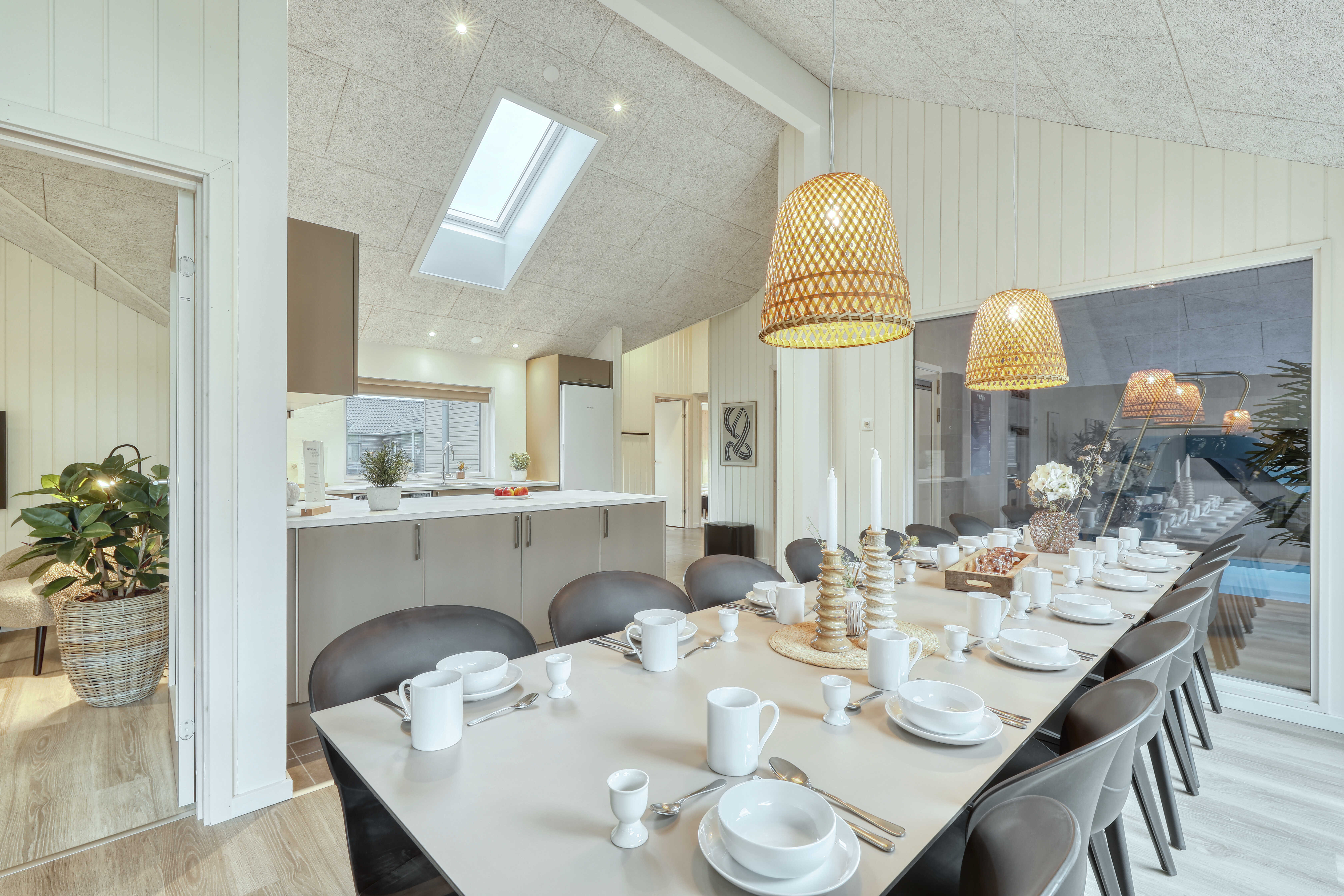 Opholdsrum med plads til 14 i luksushus nr. 769.