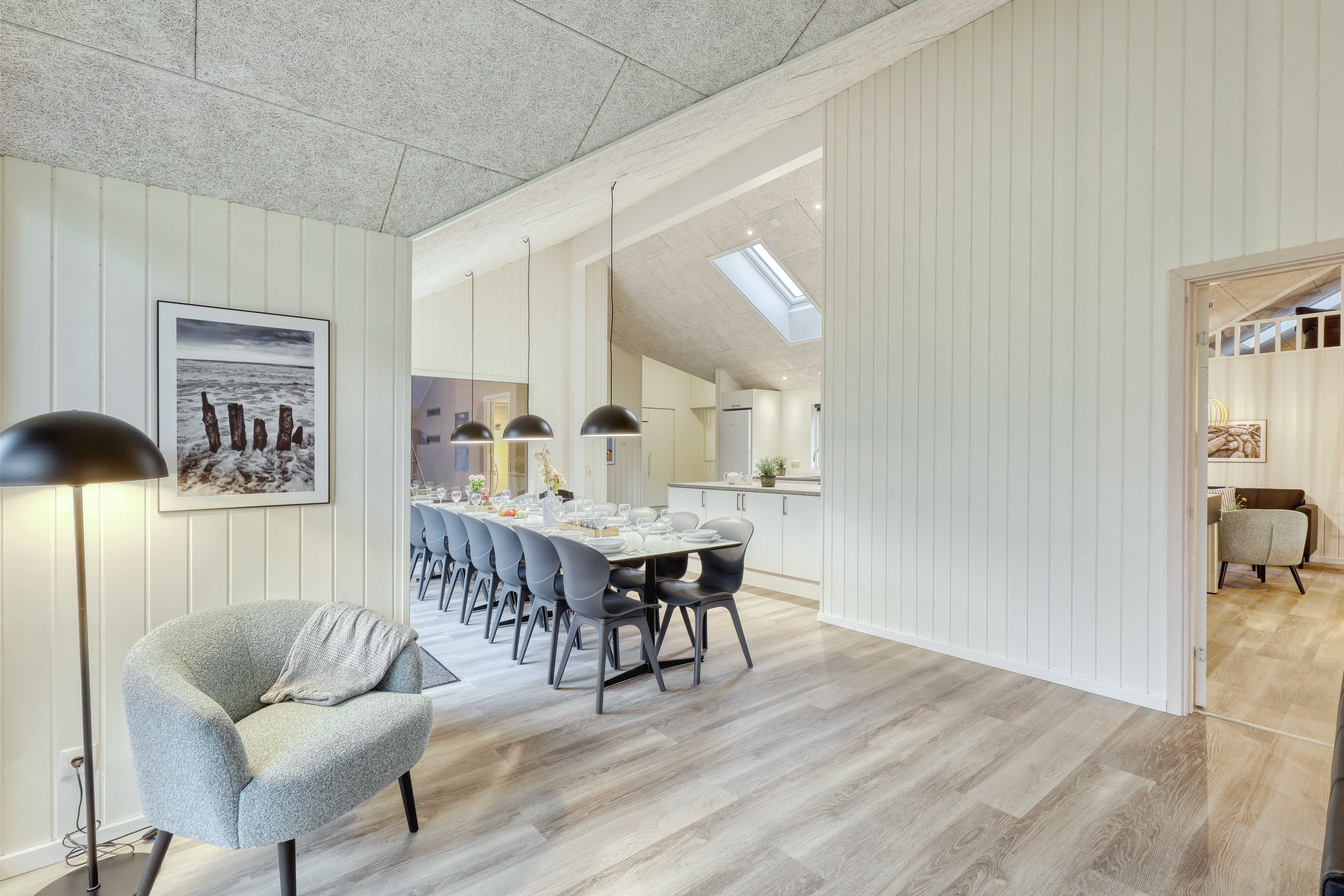 Opholdsrum med plads til 16 i luksushus nr. 764.