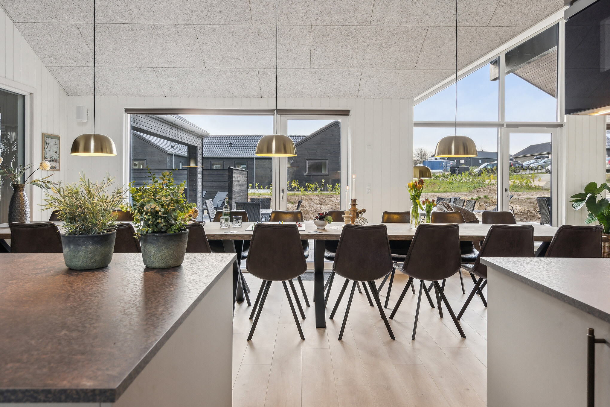 Velindrettet køkken i luksushus nr. 663 i Sydjylland.