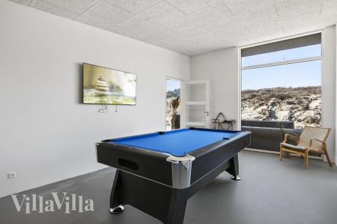 Ud over de mange timer, man kan bruge i husets pool-afdeling, så byder luksushus 687 også på billard/bordtennis og dart