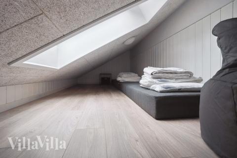 Nogle af de 18 sovepladser findes på hemsen i luksushus nr. 622