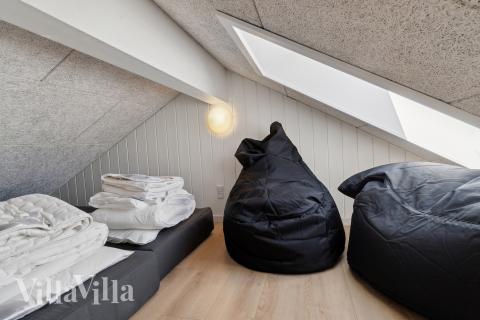 Nogle af de 24 sovepladser findes på hemsen i luksushus nr. 809