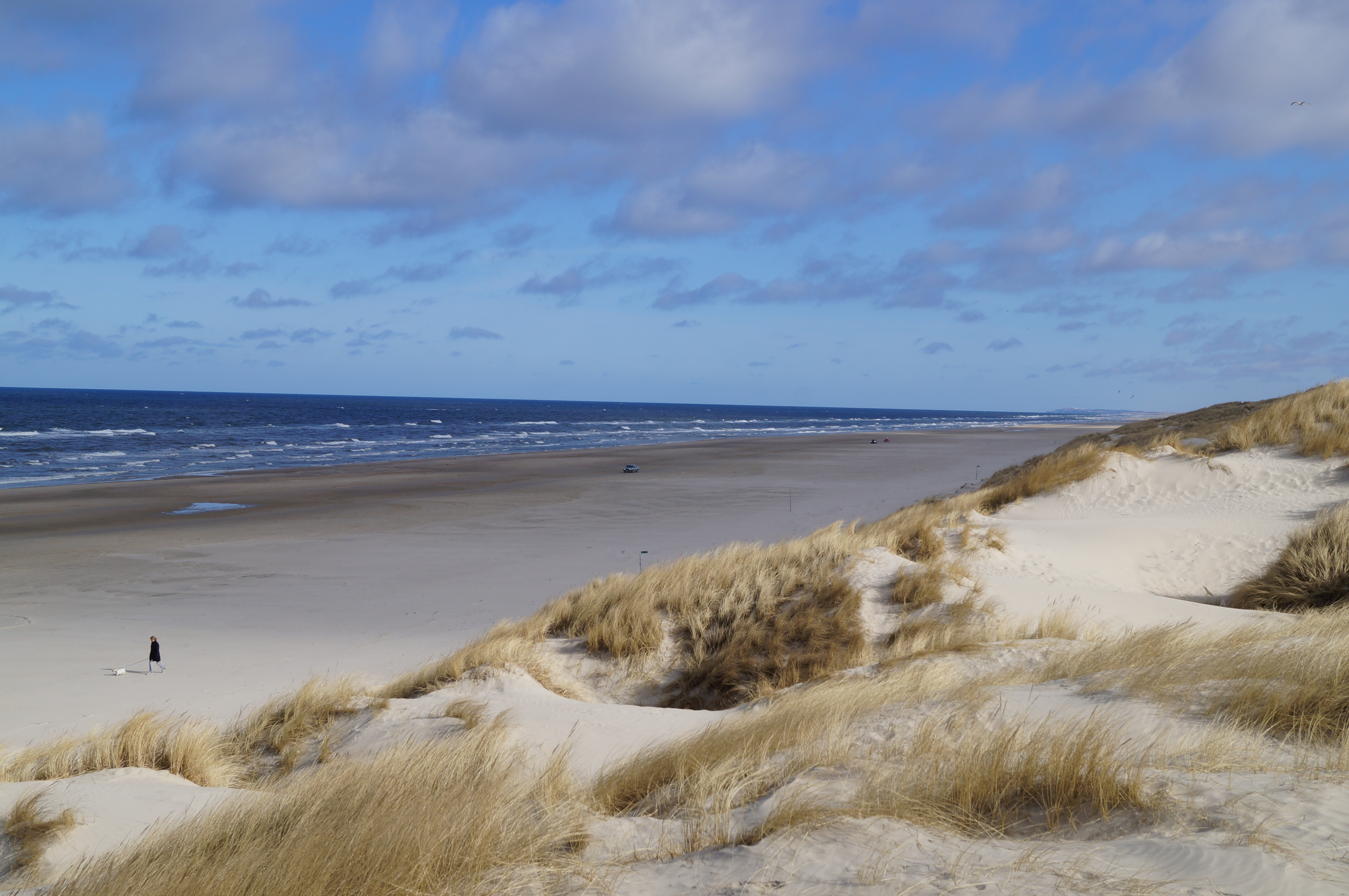 Den dejlige strand nær luksushus 909 ved Nordjylland.