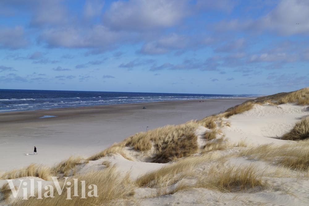 Den dejlige strand nær luksushus 909 ved Nordjylland.