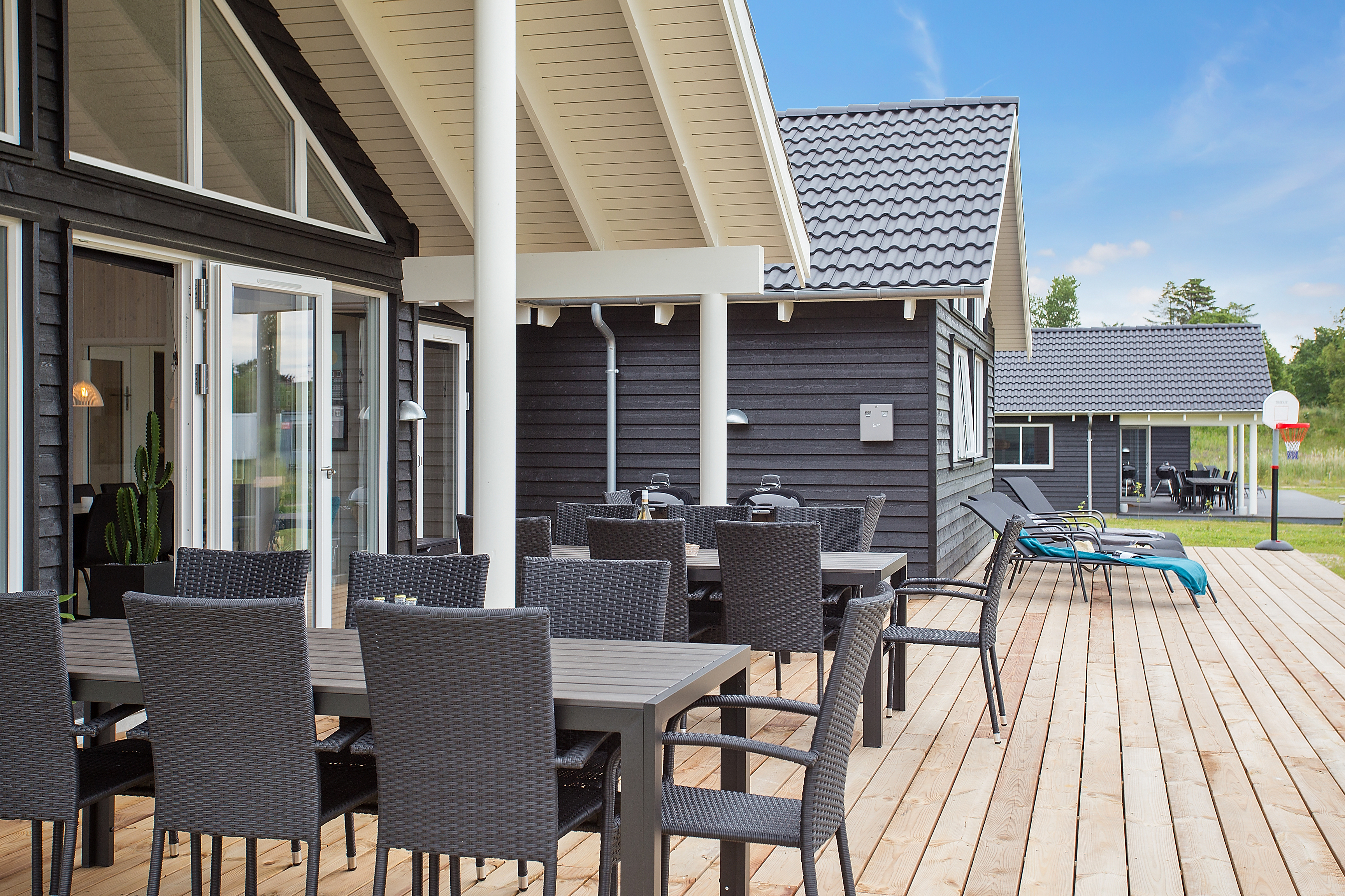 Nyd en grillaften på terrassen i luksushus nr. 388 i Nordsjælland