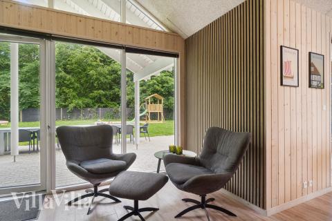 Luksushus nr. 320 har et dejligt opholdsrum.