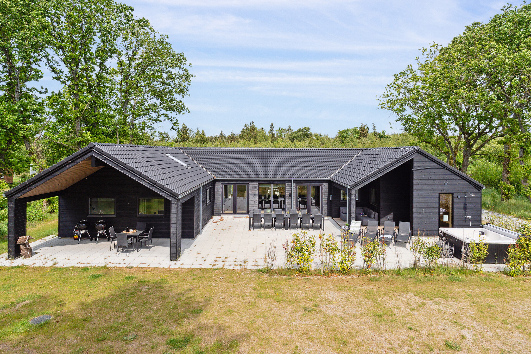Flot sommerhus nr. 627 med god plads til op til 20 personer