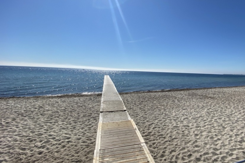 Stranden nær luksushus nr. 662.