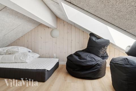 Nogle af de 26 sovepladser findes på hemsen i luksushus nr. 807