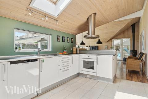 Køkkenet i luksushus nr. 268 er godt indrettet.