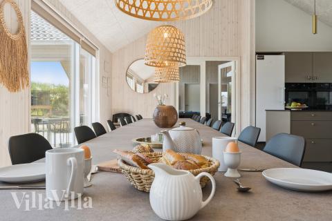 Opholdsrum med plads til 20 i luksushus nr. 671.