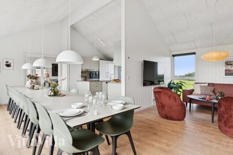 Opholdsrum med plads til 20 i luksushus nr. 695.