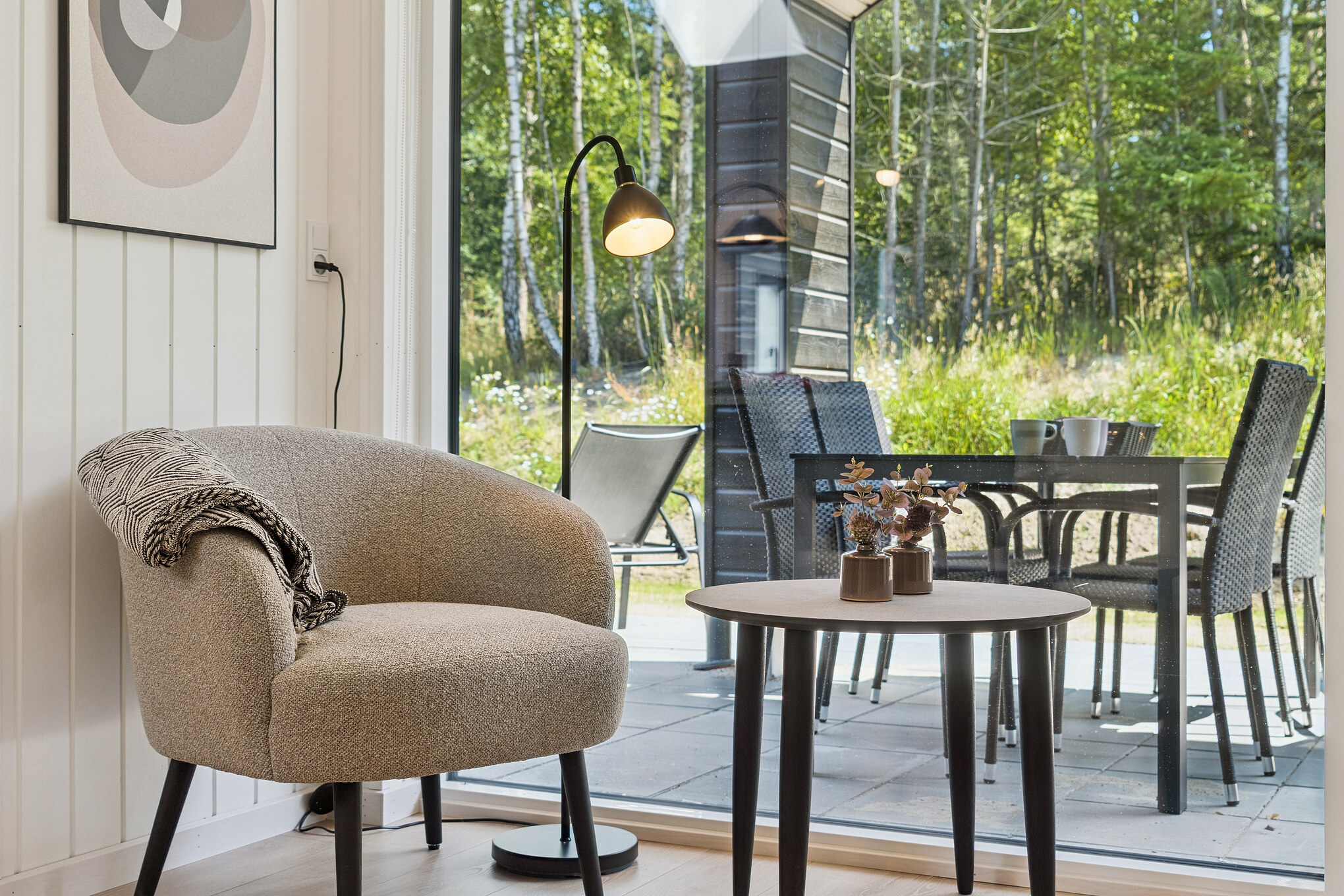 Opholdsrum med plads til 16 i luksushus nr. 811.