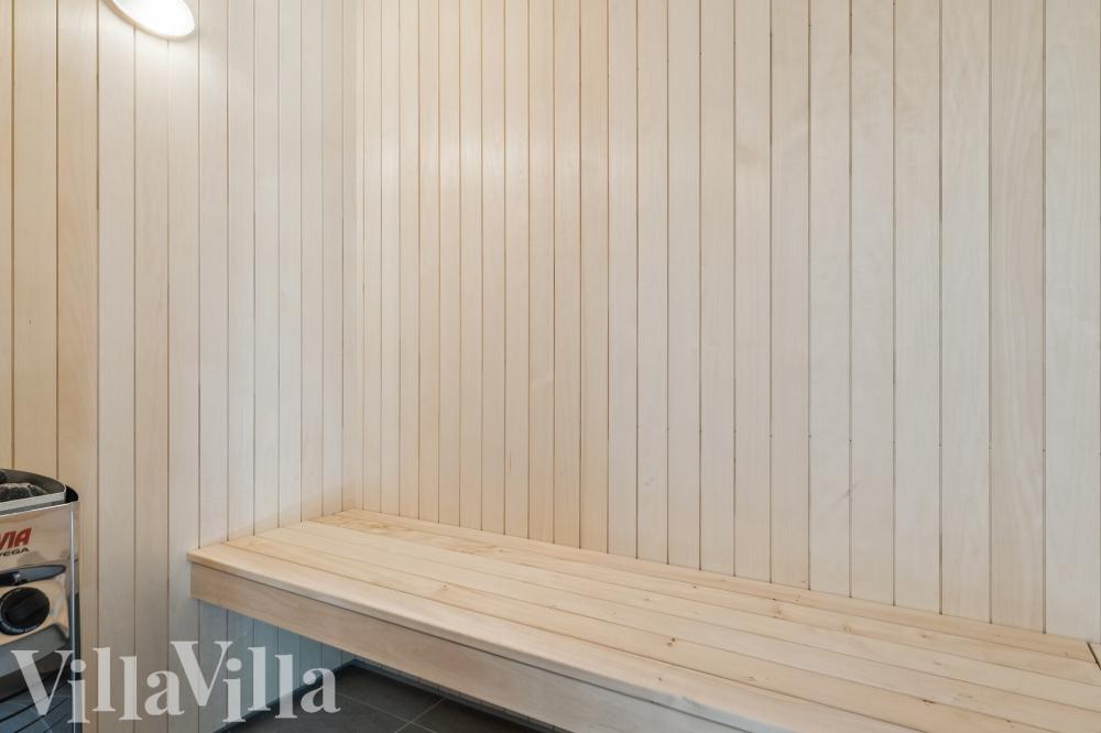 Nyd varmen i saunaen i luksushus nr. 815 til 26 personer