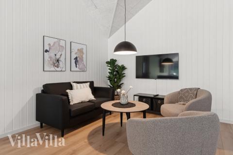 Dyst i sommerhusets aktivitetsrum, når I besøger luksushus nr. 815 i Østjylland.