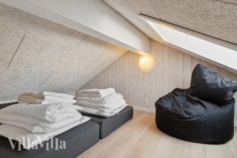 Nogle af de 26 sovepladser findes på hemsen i luksushus nr. 815