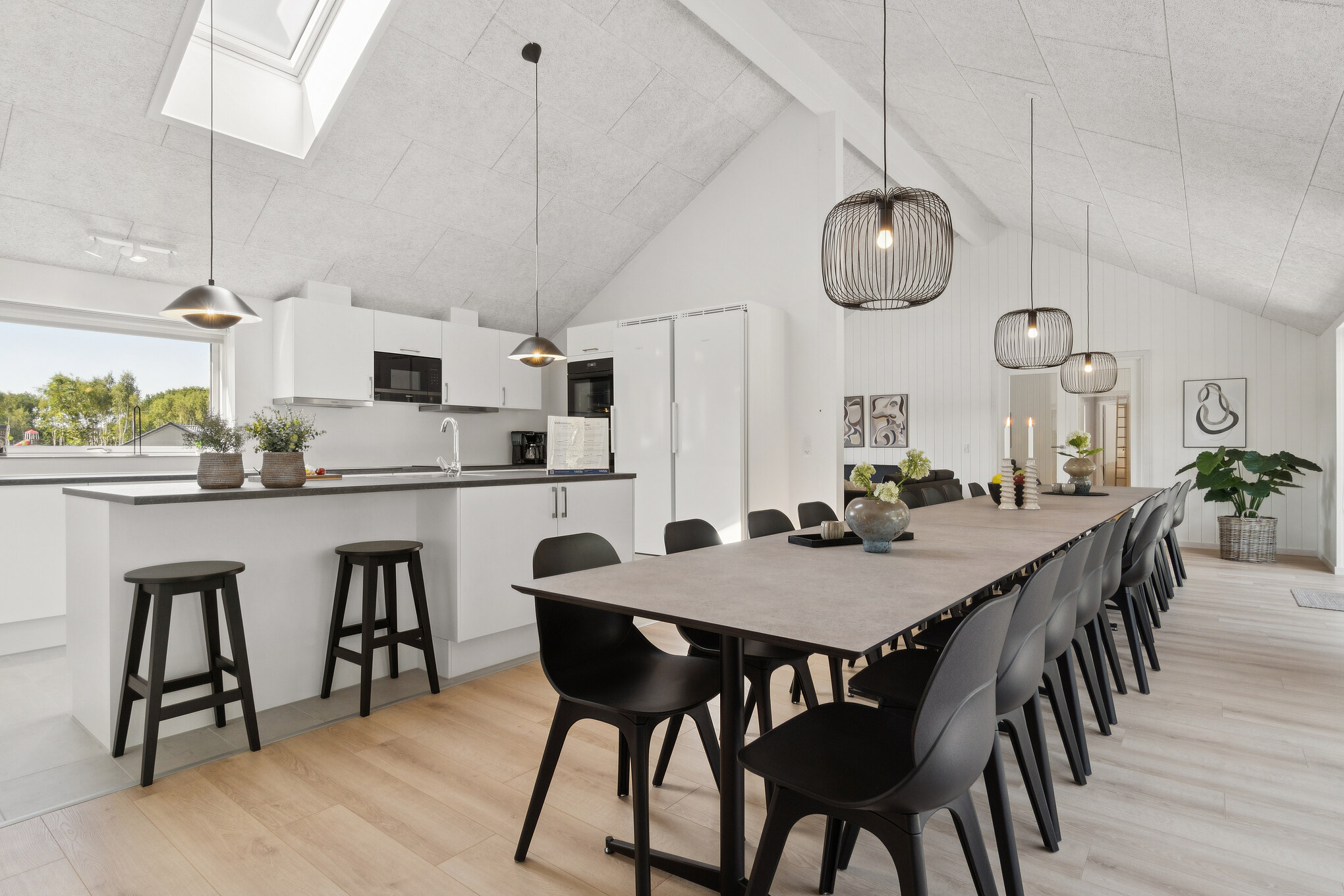 Opholdsrum med plads til 24 i luksushus nr. 817.
