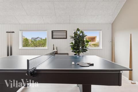 Luksushus 672 til 18 personer byder på et stort aktivitetsrum med bl.a. billard og dart