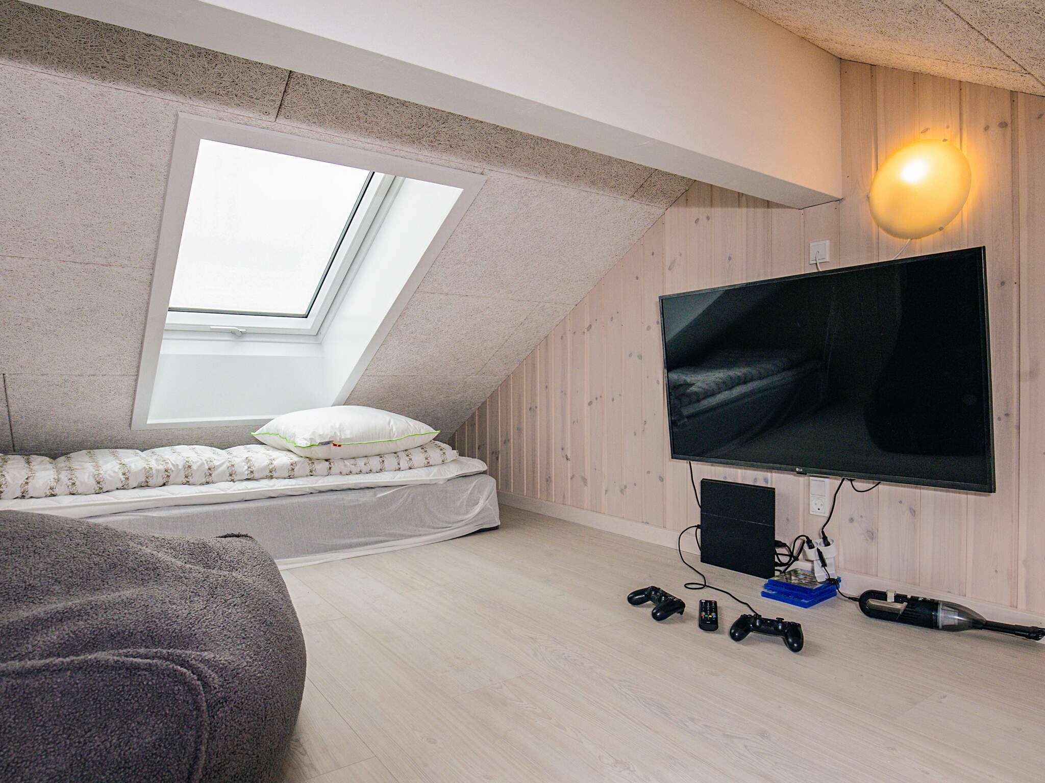 Nogle af de 12 sovepladser findes på hemsen i luksushus nr. 670