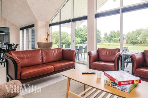 Sofahjørnet i luksushus 670 i Lolland/Falster/Møn.