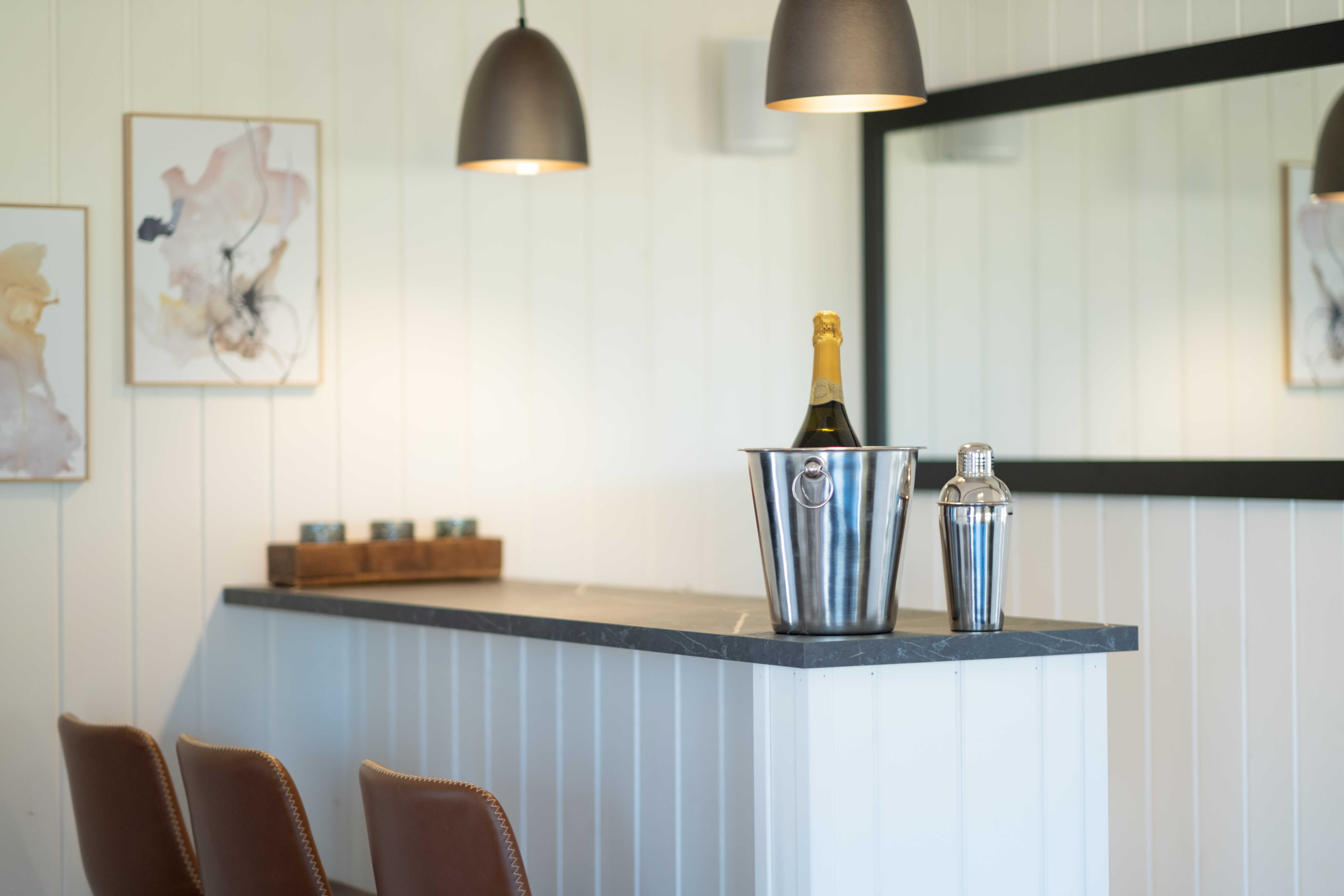 Sommerhus 696 er udstyrret med egen bar