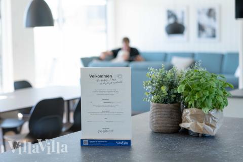 Køkkenet i luksushus nr. 696 er godt indrettet.