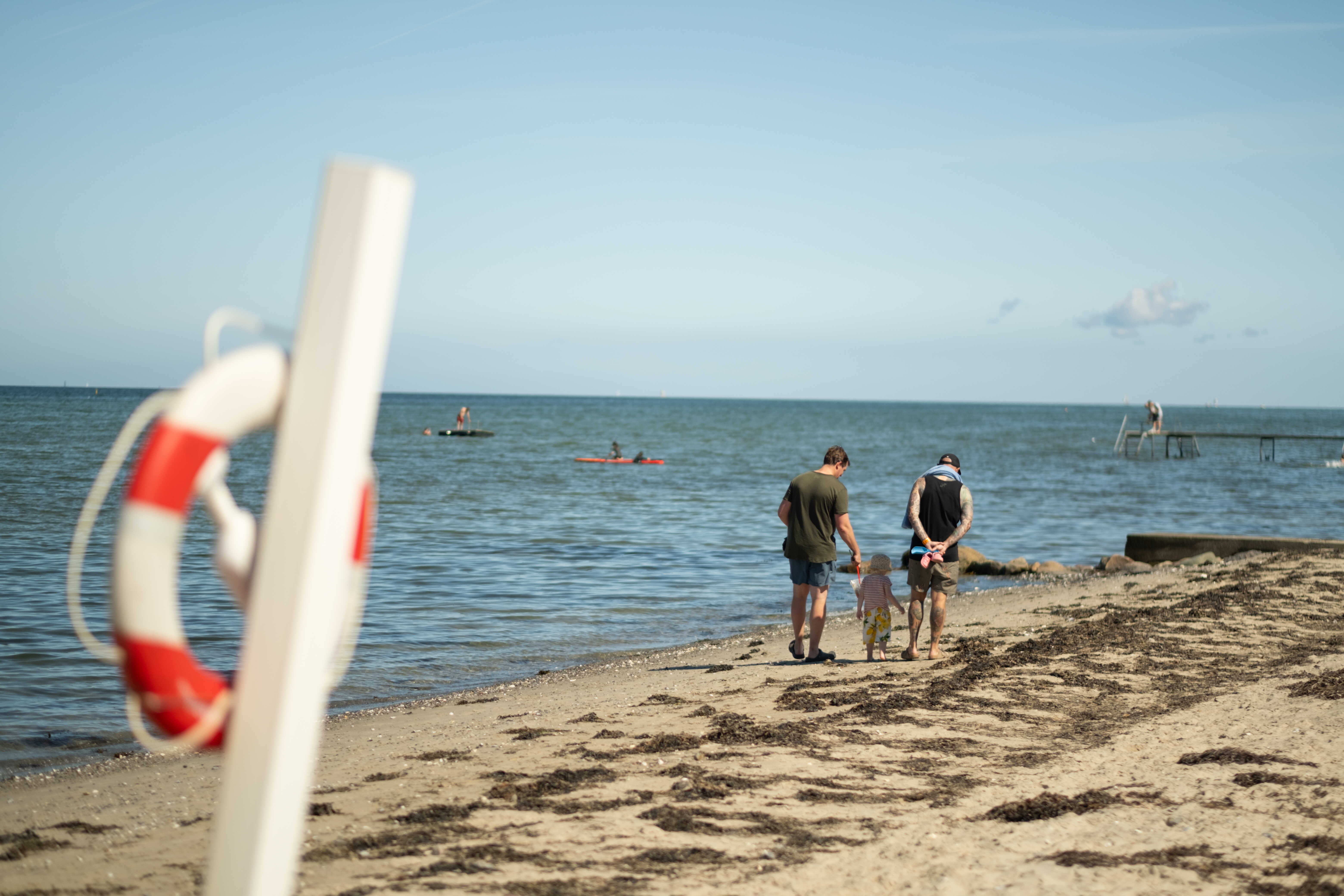 Den dejlige strand nær luksushus 696 ved Fyn og øer.