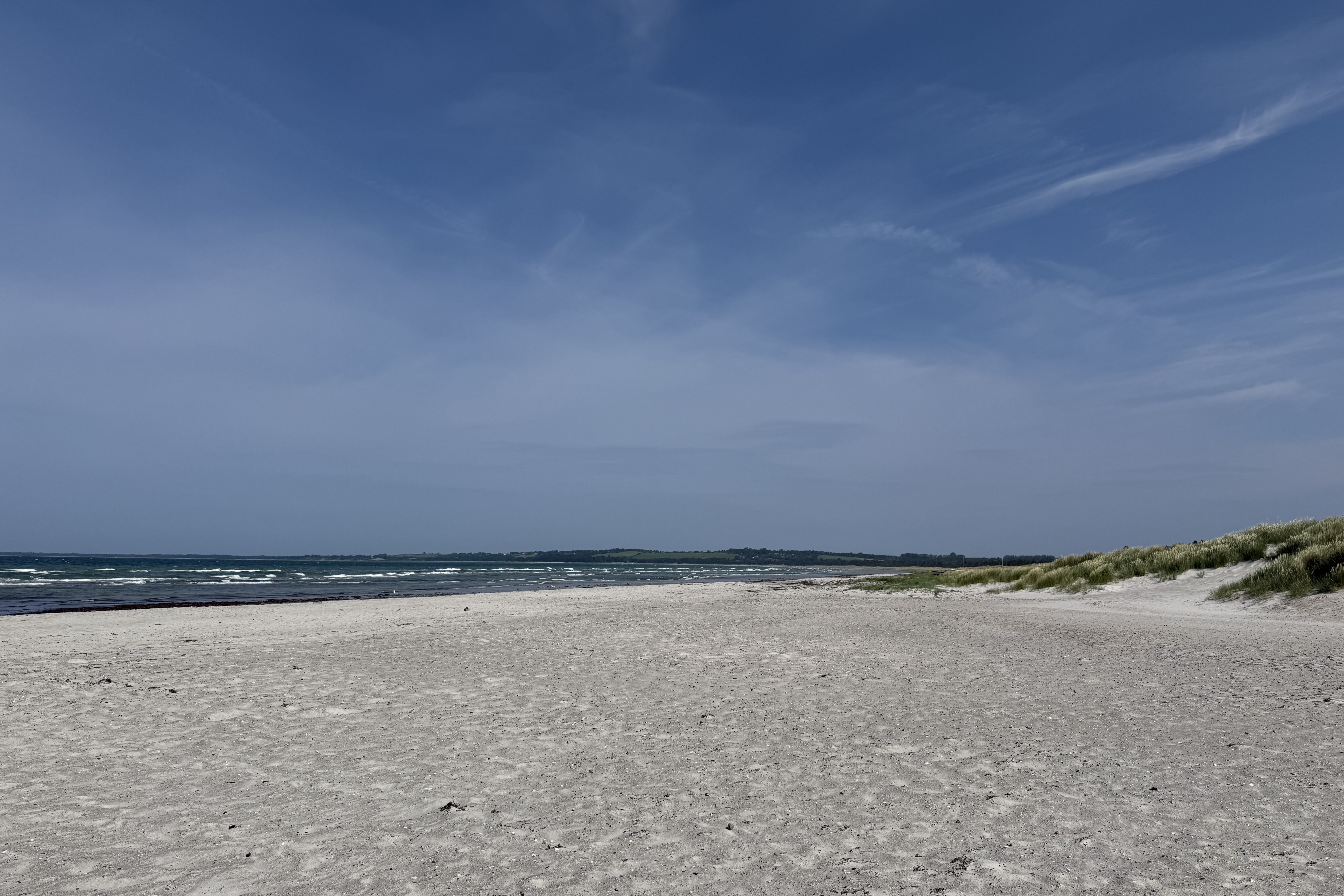 Den dejlige strand nær luksushus 905 ved Lolland/Falster/Møn.