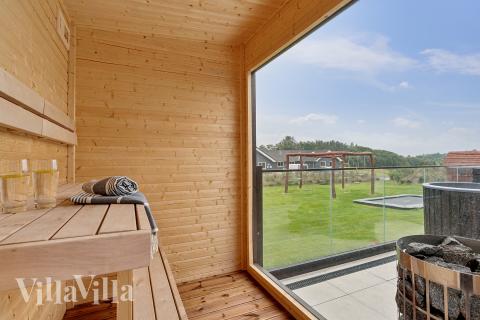 Luksushus nr. 686 er blandt andet udstyrret med en dejlig sauna.