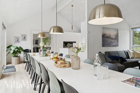 Opholdsrum med plads til 20 i luksushus nr. 697.