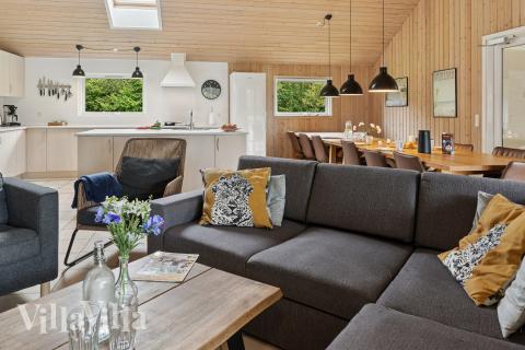 Sofahjørnet i luksushus 222 i Lolland/Falster/Møn.