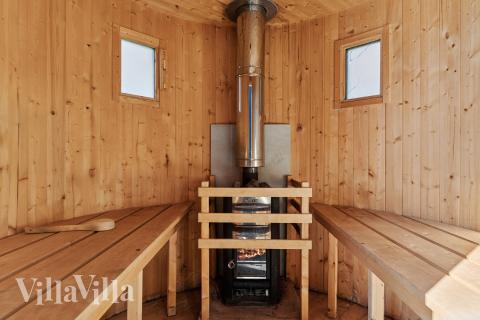 Luksushus nr. 925 er blandt andet udstyrret med en dejlig sauna.