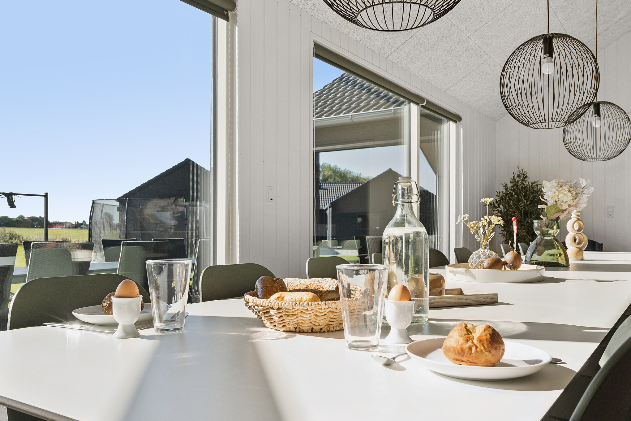 Opholdsrum med plads til 20 i luksushus nr. 673.